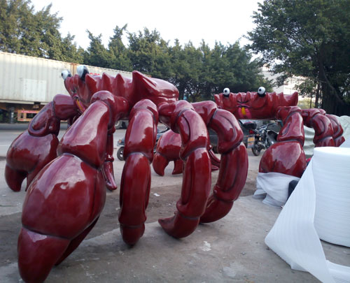 大型螃蟹雕塑