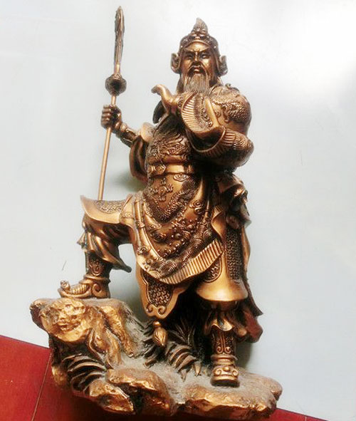 铸铜关羽雕塑