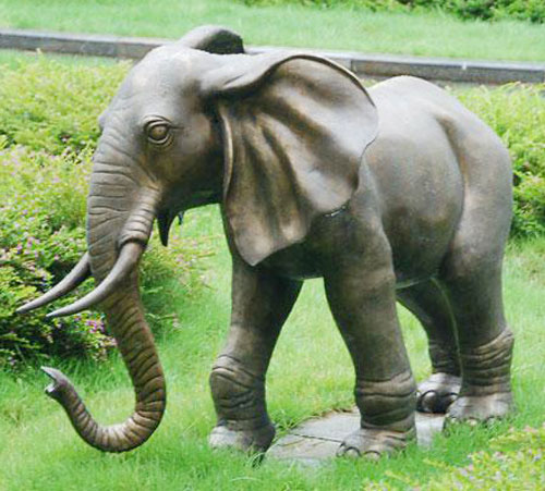 铸铜大象雕塑